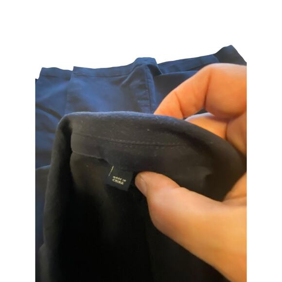 J Crew New York Blazer Sportcoat 99% Cotton, Men's Size 40 Navy Double Vent - Picture 12 of 16